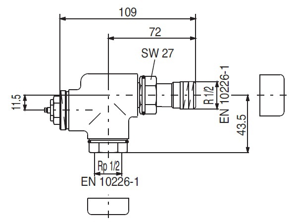 Oventrop ������������ "E" ������, ���� 1/2 art 1163252