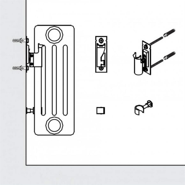 ������� ��������� Arbonia NEW ����� ����� (4 ����� ���������) RAL 9016